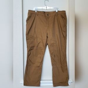 Mountain Hardwear Men's Brown Adjustable Leg Lenght Hiking Pants.  Size 42x28